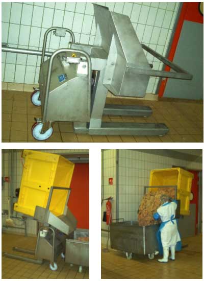 Manutention de bacs