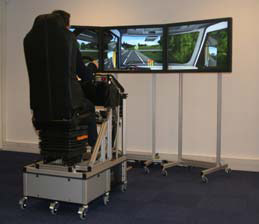 simulateur de conduite Develter