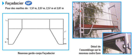 Sacurit&eacute; echafaudage Layher