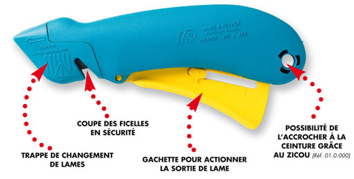 Couteau de s&eacute;curit&eacute;