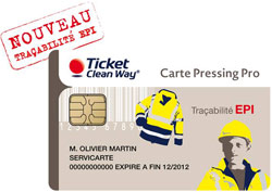 carte pro Ticket Clean Way&reg;