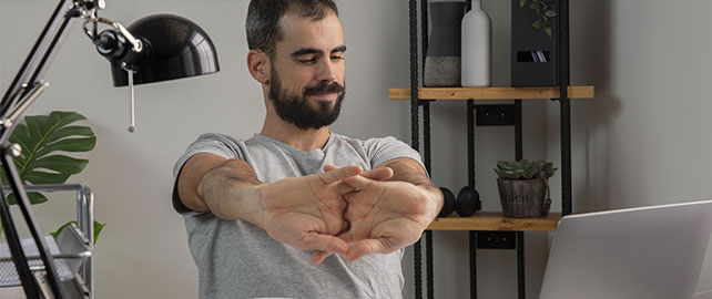 Exercice physique face à son écran