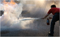 Utilisation de l'instecteur à incendie