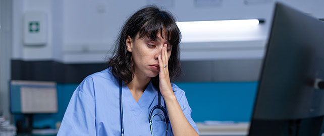 fatigue d'une professionnelle de santé 