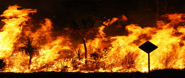 Propagation d’un incendie