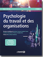 Psychologie du travail et des organisations