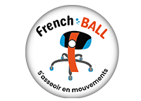 Fauteuil-Ballon ergonomique de bureau à assise dynamique - Soft-Ball