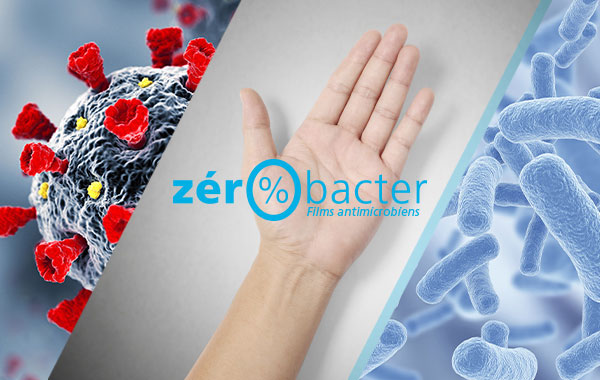 Films antimicrobiens multisurfaces Zér0bacter - Fournis posés