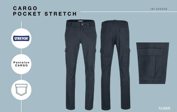 Pantalon Cargo Pocket Stretch