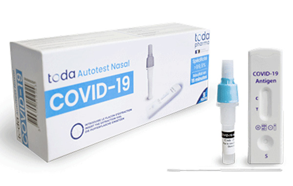 Autotest Nasal de diagnostic rapide pour la Covid-19