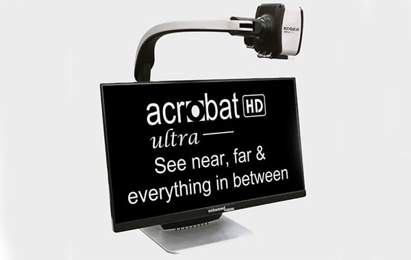 Téléagrandisseur Acrobat LCD Ultra HD - vision de loin et de prêt