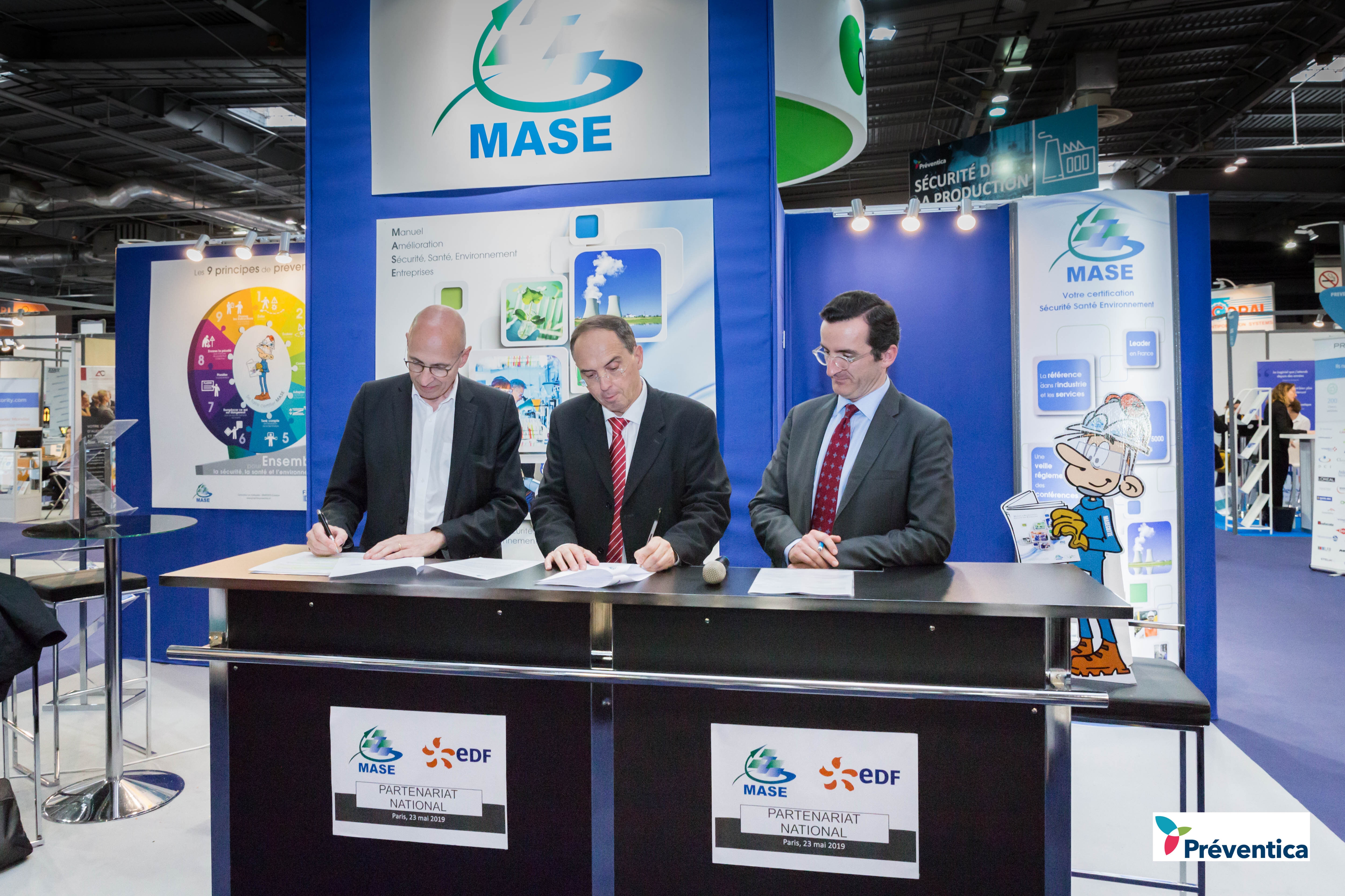 Des CONVENTIONS MASE signées à Préventica Lyon 2026