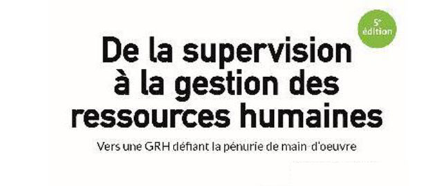 De la supervision à la gestion des RESSOURCES HUMAINES