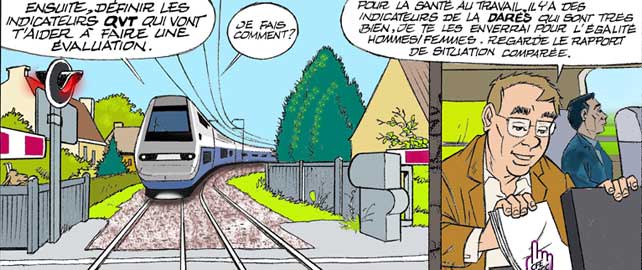 Une BD sur la qualité de vie au travail
