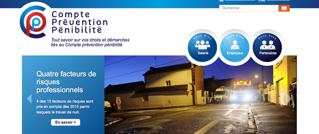Compte pénibilité : la CNAV ouvre un site internet dédié