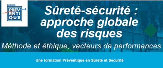 Stage Sécurité-Sûreté Paris - 26 Novembre