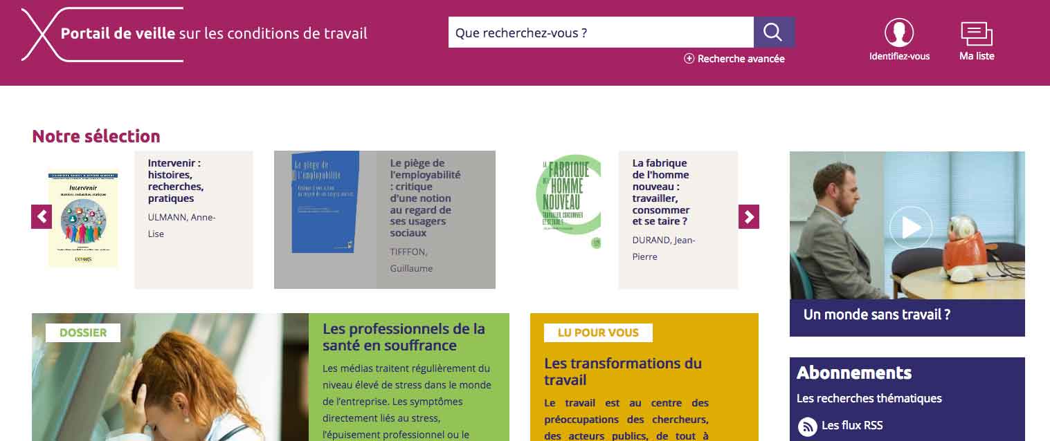 Conditions de travail : le nouveau portail de l'ANACT vous dit tout