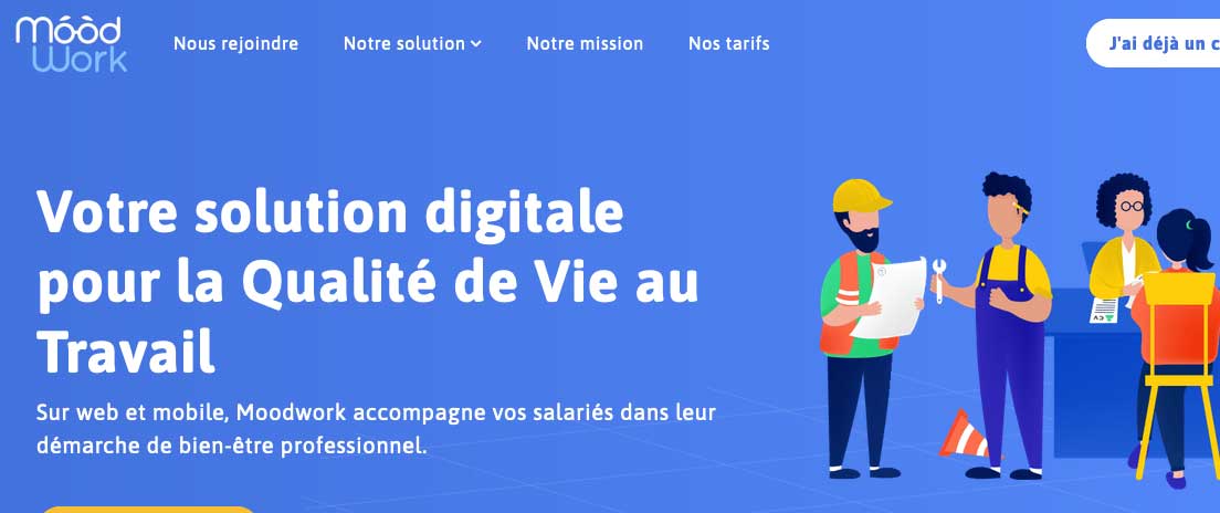Qualité de vie au travail : la start up Moodwork lève 2 millons d'euros