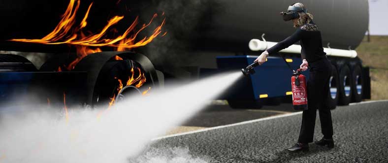 YouRescue lance son simulateur de feu en réalité virtuelle utilisant de vrais extincteurs