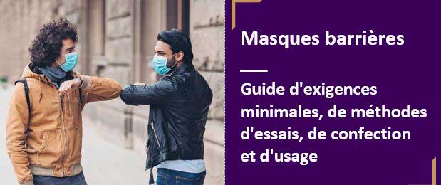AFNOR fournit un référentiel pour la fabrication de masques barrières