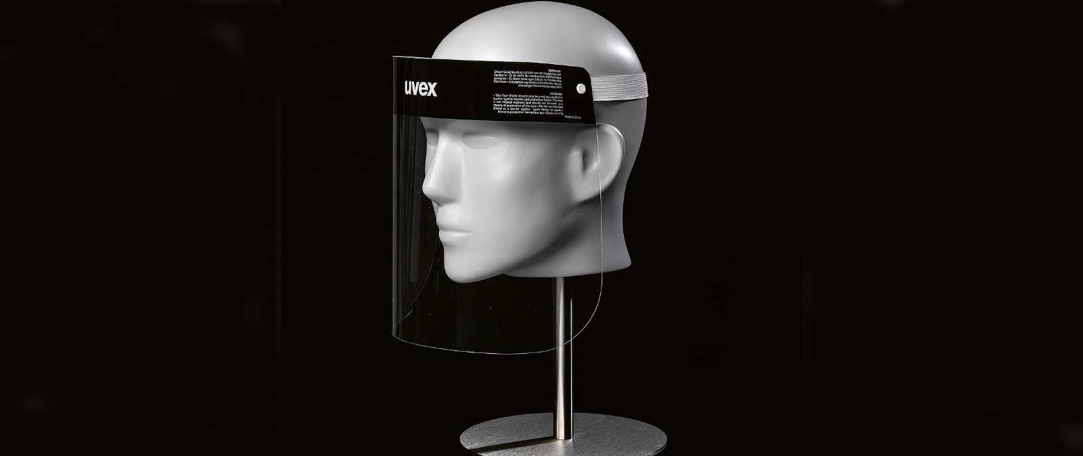 uvex lance une protection du visage à usage unique