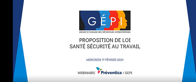 Le GEPI fait entendre sa voix sur la proposition de loi pour la réforme de la santé au travail 