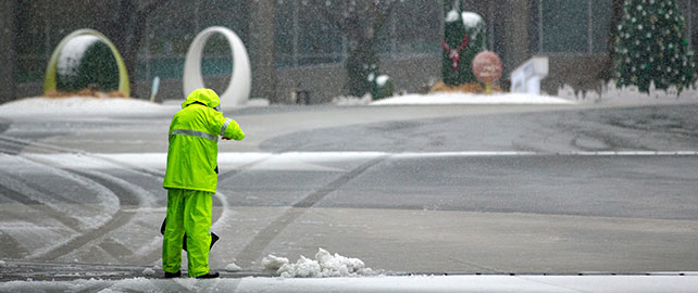 Travail en extérieur : attention à la vague de froid