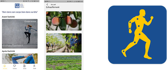 Mouv'S Agri, une application de la MSA pour s'échauffer 