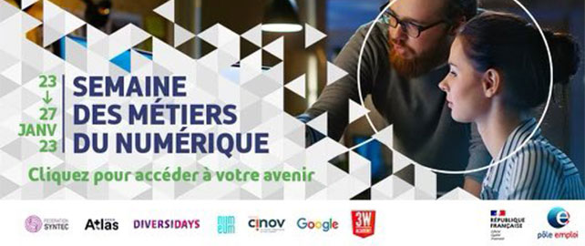 5ème édition de la Semaine des métiers du numérique par Pôle Emploi 