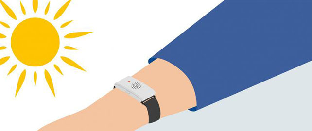 Un bracelet connecté à utiliser en cas de fortes chaleurs sur les chantiers 