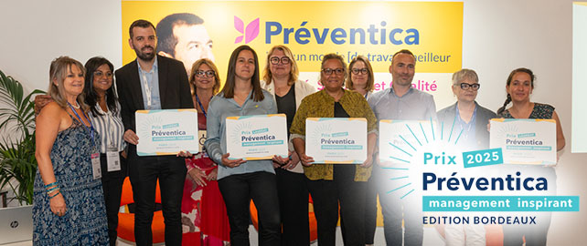 Candidatez aux PRIX DU MANAGEMENT INSPIRANT à Préventica Bordeaux