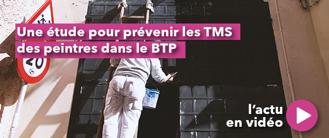 Une étude pour prévenir les TMS des peintres dans le BTP