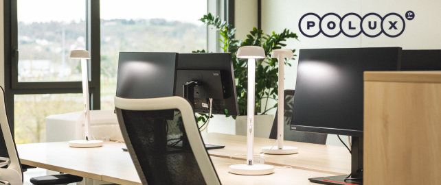 POLUX, l’éclairage innovant et français centré sur l’humain pour les espaces de travail.