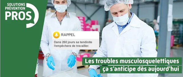 TMS : l’Assurance Maladie - Risques professionnels relance sa campagne avec un nouveau temps fort