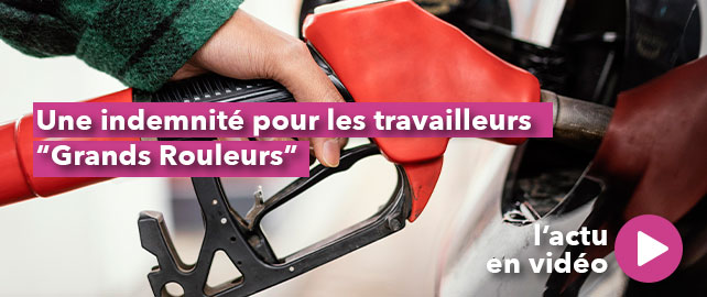 Une INDEMNITÉ pour les travailleurs grands rouleurs