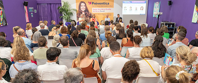 Le CYCLE DE CONFÉRENCES CARSAT/INRS à Préventica Lyon