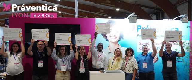 Découvrez les lauréats du PRIX DE L’INNOVATION à Préventica Lyon 2026