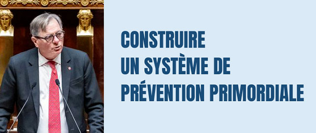 Cyrille Isaac-Sibille livre son rapport sur la PRÉVENTION PRIMORDIALE