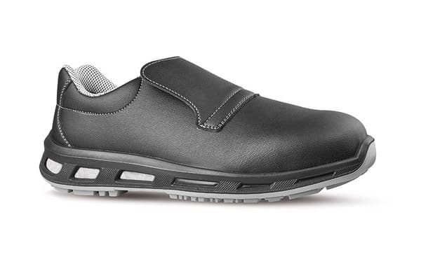 Chaussure de sécurité basse type mocassin - NOIR S2 SRC -RED LION