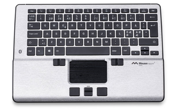 Clavier + pointeur central - MOUSETRAPPER ALPHA