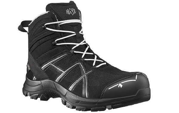 Chaussures de sécurite - Haix Black Eagle Safety 40 Mid Black/Silver