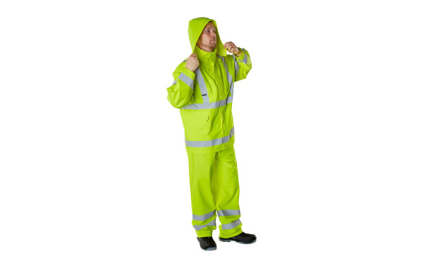 Vêtements Haute Visibilité unicolores pour la pluie MASCOT® SAFE AQUA