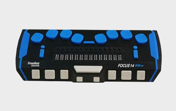 Plage Braille Focus Blue 5e Génération, périphérique interface braille