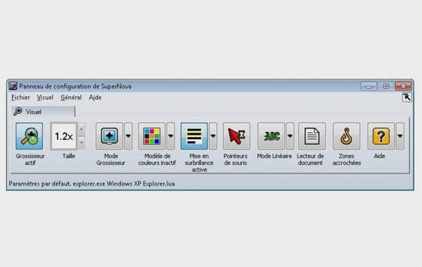 Logiciel Supernova Agrandisseur d'écran, lecture vocale et d’écran