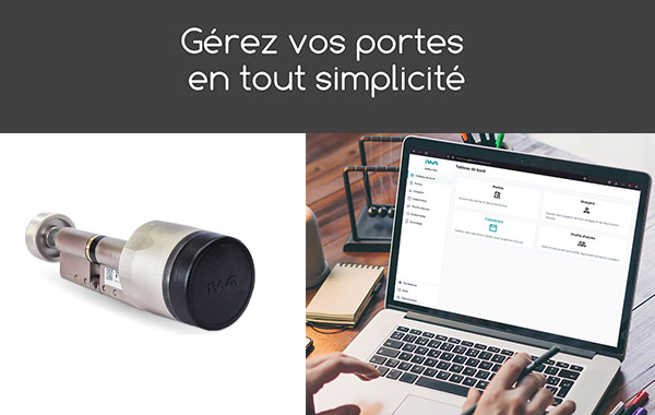 Contrôle d'accès sans fil Iwa : serrure connectée