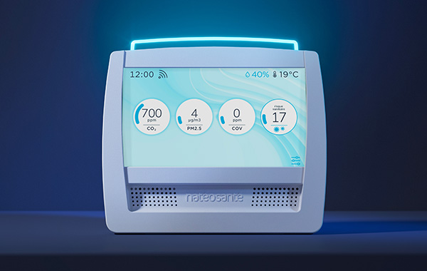 Moniteur de qualité de l'air intérieur intelligent - Air Coach