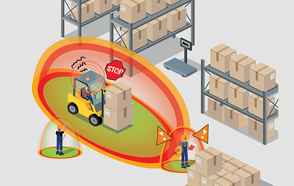 Solution anticollision engins-piétons - BorderSystem MobileProxy