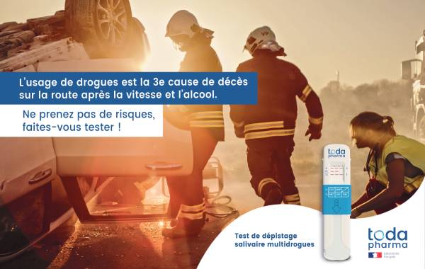 Test salivaire de dépistage multi-drogues