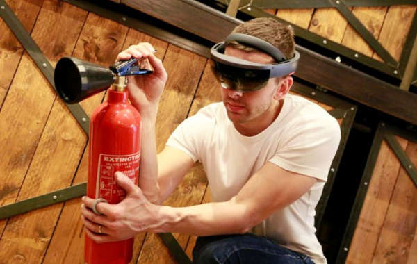 Formation incendie Lunettes Réalité Augmentée