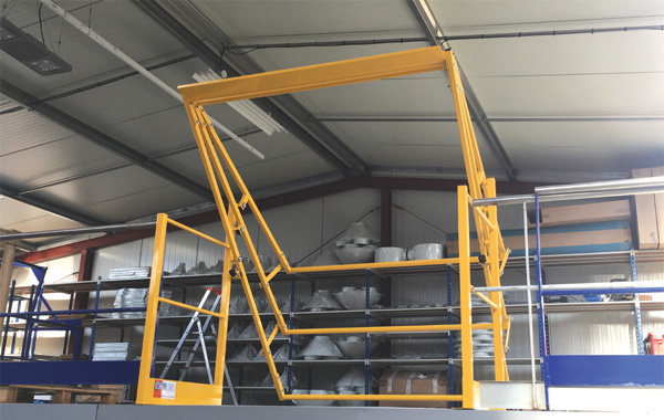 Barrière écluse de sécurité basculante repliable type SG5